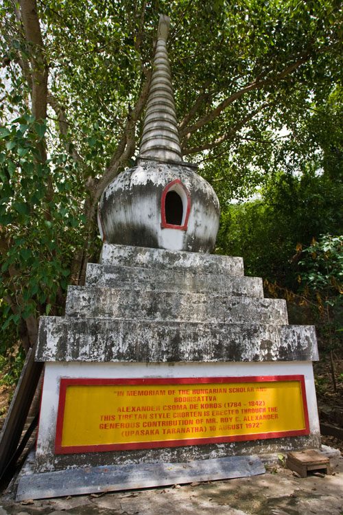 Kősöri Csoma Sándor buddhista sztúpája
